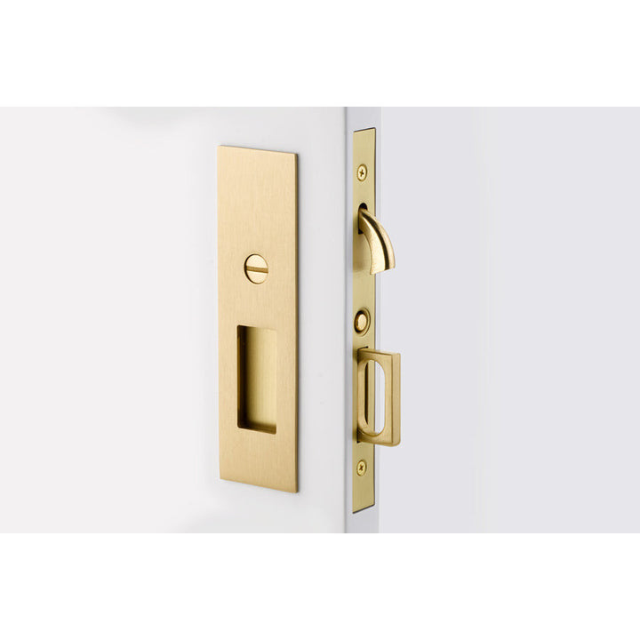 EMTEK Emtek Brass Pocket Door Mortise Modern Rectangular in Several Finishes