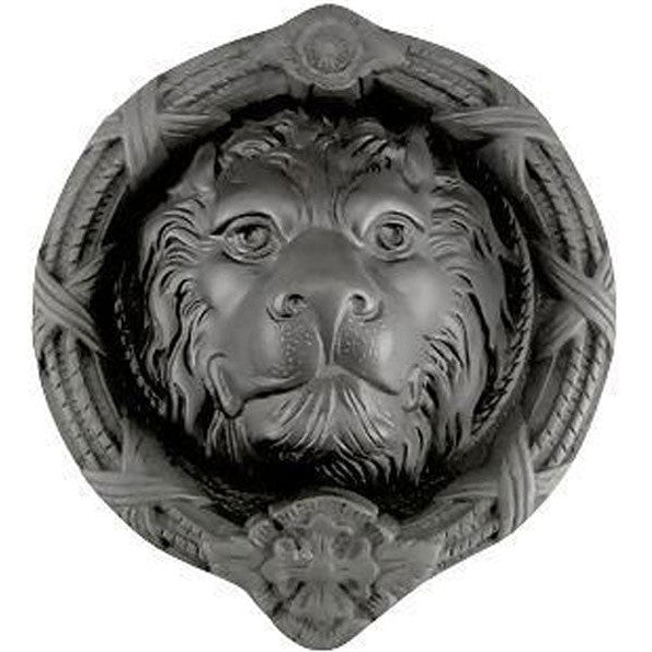 COPPER MOUNTAIN HARDWARE 8 3/4 Inch Ribbon & Reed MGM Lion Lost Wax Cast Door Knocker (Oil Rubbed Bronze Finish)