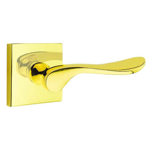 EMTEK Emtek Solid Brass Luzern Lever With Square Rosette (Several Finishes)