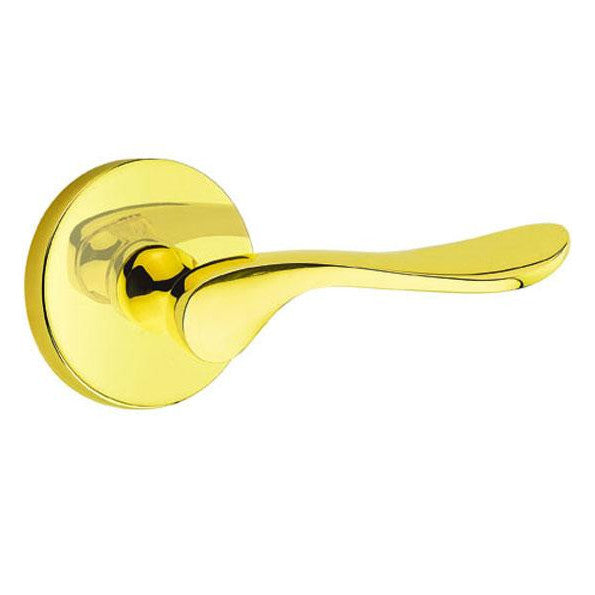 EMTEK Emtek Solid Brass Luzern Lever With Disk Rosette