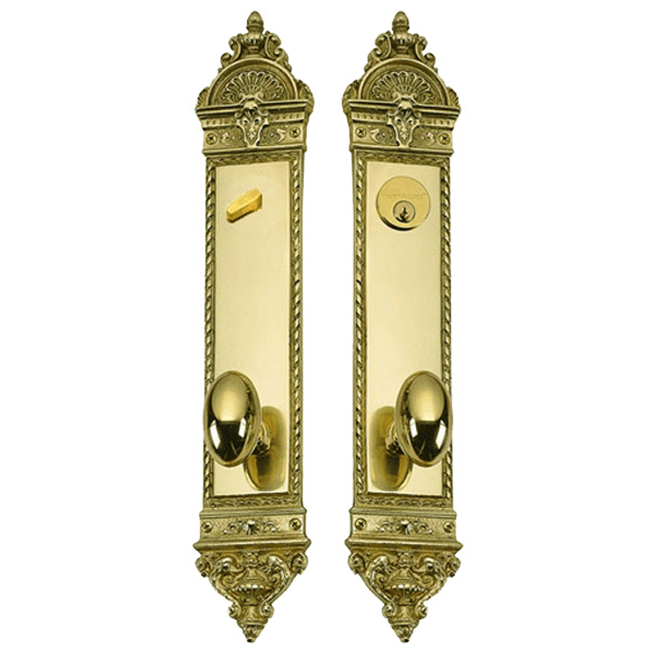 COPPER MOUNTAIN HARDWARE L'Enfant Style Single Door Deadbolt Entryway Set in Several Finishes