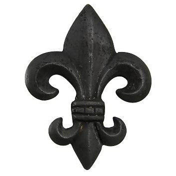 COPPER MOUNTAIN HARDWARE 2 5/8 Inch Fleur de Lis Knob (Oil Rubbed Bronze Finish)