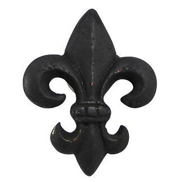 COPPER MOUNTAIN HARDWARE 1 5/8 Inch Fleur de Lis Knob (Oil Rubbed Bronze Finish)