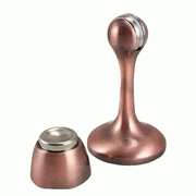 COPPER MOUNTAIN HARDWARE 3 Inch Magnetic Door Stop (Antique Copper Finish)