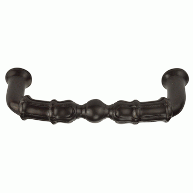 COPPER MOUNTAIN HARDWARE 5 Inch Overall (4 3/8 c-c) Solid Brass Pull (Oil Rubbed Bronze Finish)