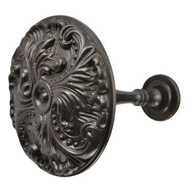 Copper Mountain Hardware Solid Brass Baroque Curtain Tie Back (Oil Rubbed Bronze Finish)