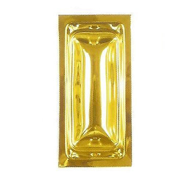 DELTANA Rectangular Solid Brass Pocket Door Pull