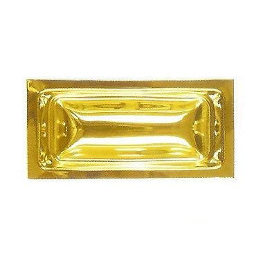 DELTANA Rectangular Stamped Brass Flush Pull