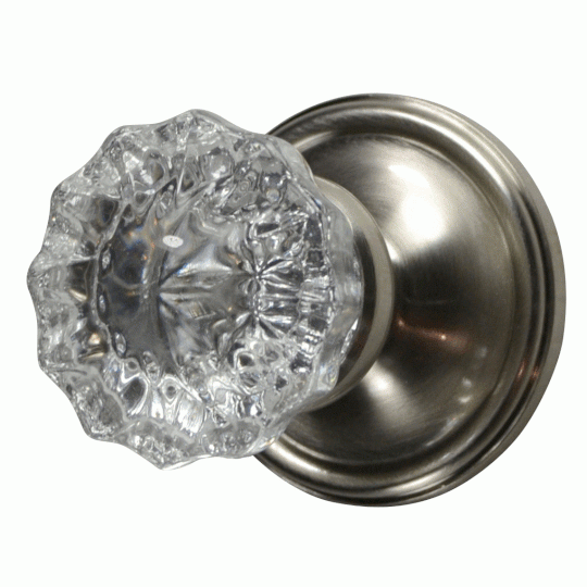 Copper Mountain Hardware Traditional Crystal Knob Wall Mount Robe Hook (Several Finish Options)