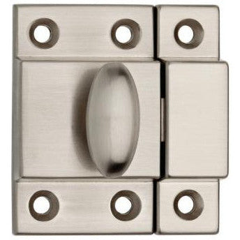 COPPER MOUNTAIN HARDWARE 2 Inch Plain Cabinet Latch (Satin Nickel Finish)