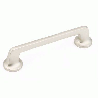 SCHAUB 6 Inch (5 Inch c-c) Northport Pull with Rounded Base (Brushed Nickel Finish)