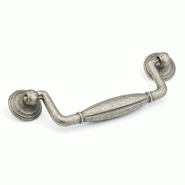 SCHAUB 6 1/4 Inch (5 Inch c-c) Siena Bail Pull (Vibra Nickel Finish)