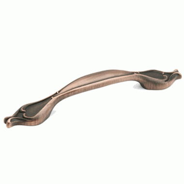 SCHAUB 6 1/2 Inch (3 3/4 Inch c-c) French Farm Pull (Empire Bronze Finish)