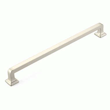 SCHAUB 16 1/2 Inch (15 Inch c-c) Menlo Park Appliance Pull (Satin Nickel Finish)