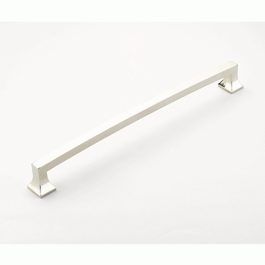 SCHAUB 16 1/8 Inch (15 Inch c-c) Menlo Park Arched Appliance Pull  (Polished Chrome Finish)