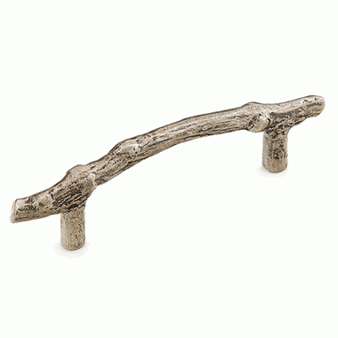 SCHAUB 6 Inch (4 Inch c-c) Mountain Branch Pull (Italian Nickel Finish)