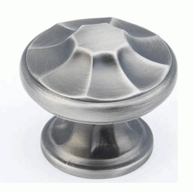 SCHAUB 1 3/8 Inch Empire Knob (Antique Nickel Finish)