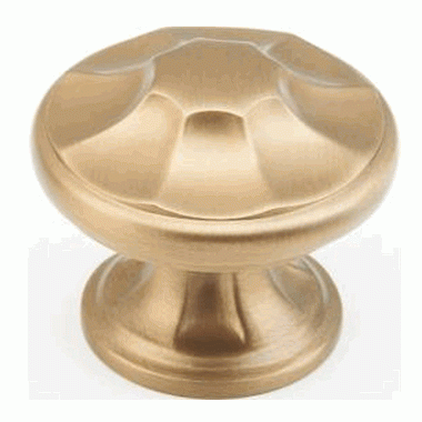 SCHAUB 1 3/8 Inch Empire Knob (Brushed Bronze Finish)