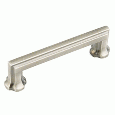 SCHAUB 4 7/8 (4 Inch c-c) Empire Pull (Satin Nickel Finish)