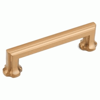 SCHAUB 4 7/8 (4 Inch c-c) Empire Pull (Brushed Bronze Finish)