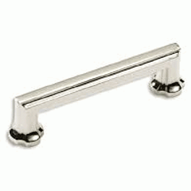 SCHAUB 4 7/8 (4 Inch c-c) Empire Pull (Polished Nickel Finish)