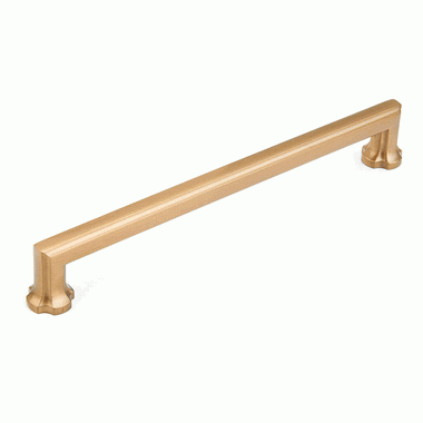 SCHAUB 13 1/8 Inch (12 Inch c-c) Empire Pull (Brushed Bronze Finish)