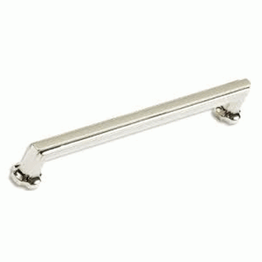 SCHAUB 13 1/8 Inch (12 Inch c-c) Empire Pull (Polished Nickel Finish)