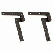 DELTANA 4 3/8 x 5/8 x 1 7/8 Inch Solid Brass Pivot Hinge (Oil Rubbed Bronze Finish)