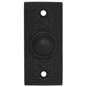 COPPER MOUNTAIN HARDWARE Solid Brass Rice Pattern Door Bell (Oil Rubbed Bronze Finish)