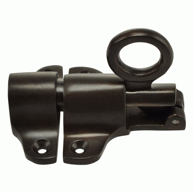 Copper Mountain Hardware Solid Brass Traditional Transom Window Latch (Oil Rubbed Bronze Finish)