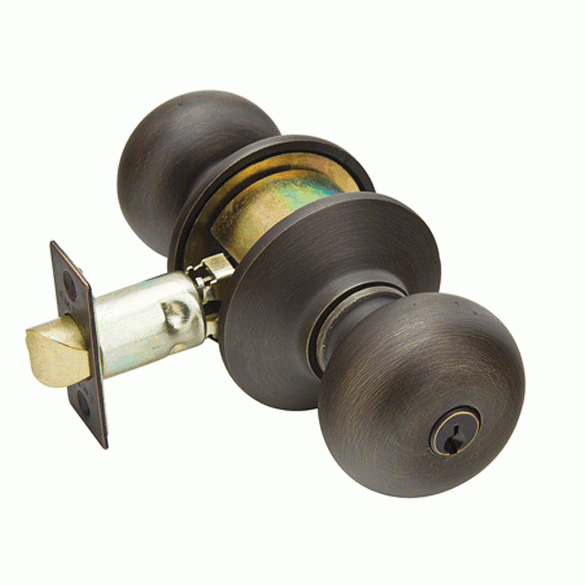 EMTEK Solid Brass Winchester Key In Door Knob with #2 Rosette