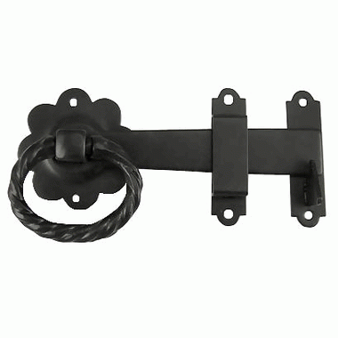 Copper Mountain Hardware Solid Iron Door or Gate Latch