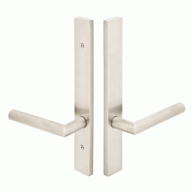 EMTEK Stainless Steel Dummy Pair Multi Point Lock Trim (Brushed Stainless Steel Finish)