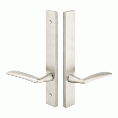 EMTEK Stainless Steel Dummy Pair Multi Point Lock Trim (Brushed Stainless Steel Finish)