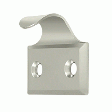 DELTANA 1 5/8 Inch Steel Window Sash Lift (Brushed Nickel Finish)