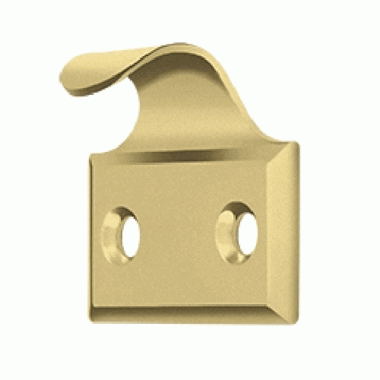 DELTANA 1 5/8 Inch Steel Window Sash Lift (Polished Brass Finish)