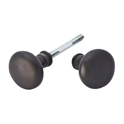 COPPER MOUNTAIN HARDWARE Solid Brass Round Spare Door Knob Set (Oil Rubbed Bronze)