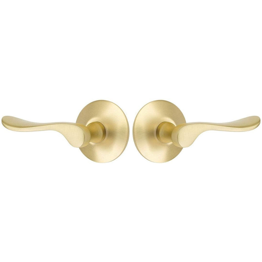 EMTEK Emtek Solid Brass Luzern Lever With Modern Rosette (Several Finishes)