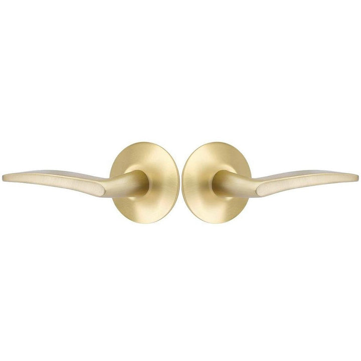 EMTEK Emtek Solid Brass Poseidon Lever With Modern Rosette(Several Finishes)