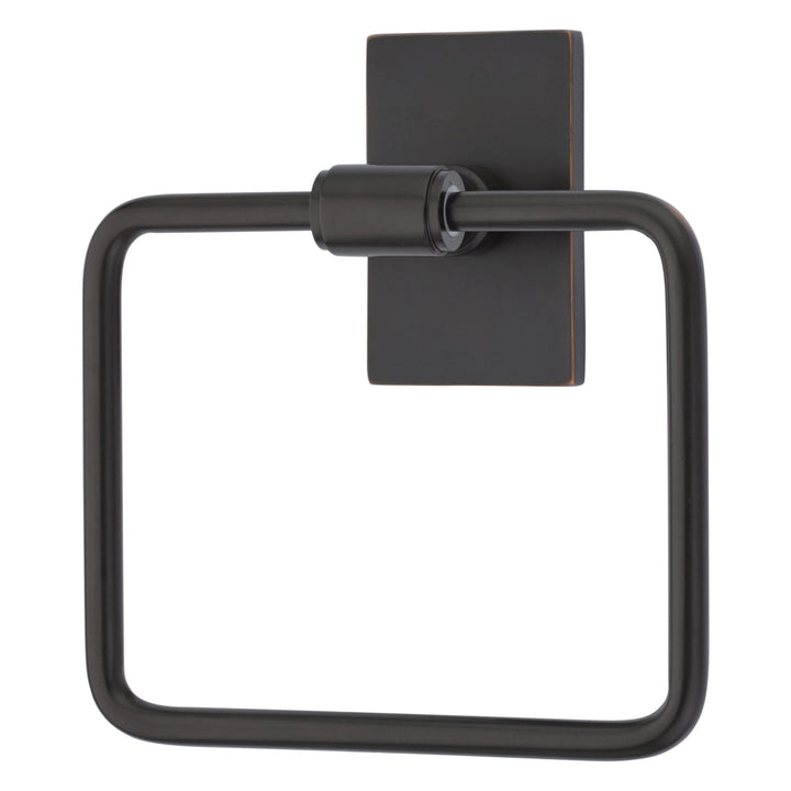 EMTEK 7 Inch Transitional Brass Towel Ring (Several Finishes Available)