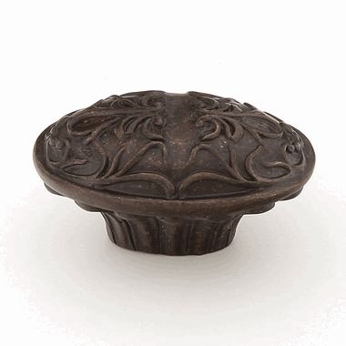 SCHAUB 1 1/8 Inch Cantata Oval Knob (Dark Glaze Finish)