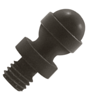 DELTANA 1/2 Inch Solid Brass Acorn Tip Cabinet Finial Oil Rubbed Bronze Finish