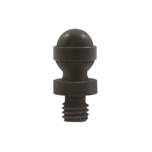 DELTANA 1/2 Inch Solid Brass Acorn Tip Cabinet Finial Oil Rubbed Bronze Finish