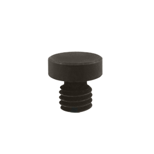 1/8 Inch Solid Brass Button Tip Cabinet Finial (Oil Rubbed Bronze Finish) DELTANA