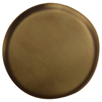 COPPER MOUNTAIN HARDWARE 1 Inch Brass Flat Top Cabinet Knob (Antique Brass Finish)