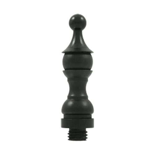 DELTANA 3 Inch Solid Brass Hinge Royal Finial (Bronze Dark Finish)