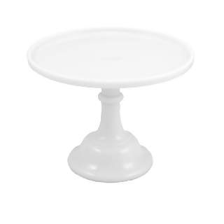 COPPER MOUNTAIN HARDWARE 10 Inch Cake Plate (Genuine Milk Glass )