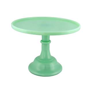 COPPER MOUNTAIN HARDWARE 10 Inch Cake Plate (Jadeite Glass)