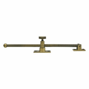 DELTANA 10 Inch Solid Brass Standard Casement Stay Adjuster (Antique Brass Finish)