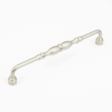 SCHAUB 12 7/8 Inch (12 Inch c-c) Colonial Pull (Brushed Nickel Finish)